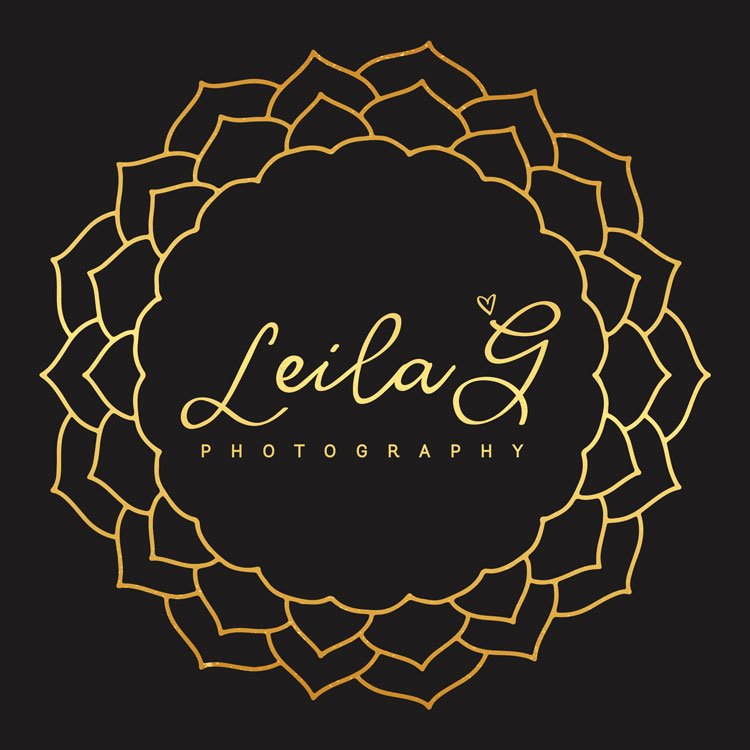 Leila Photography Logo - Gold