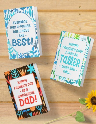 Father's Day Cards Printables
