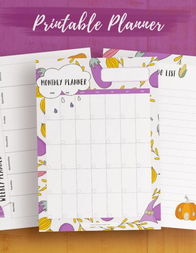 Halloween Planners